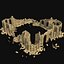 3D ARABIC CHURCH RUINED RUIN DESERT TEMPLE CASTLE AAA COLLECTION