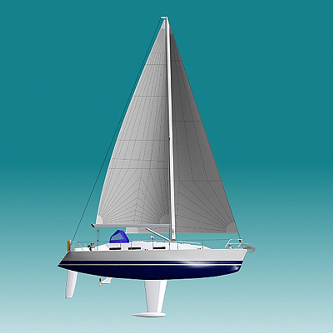 Sailboat Yacht 3d Model