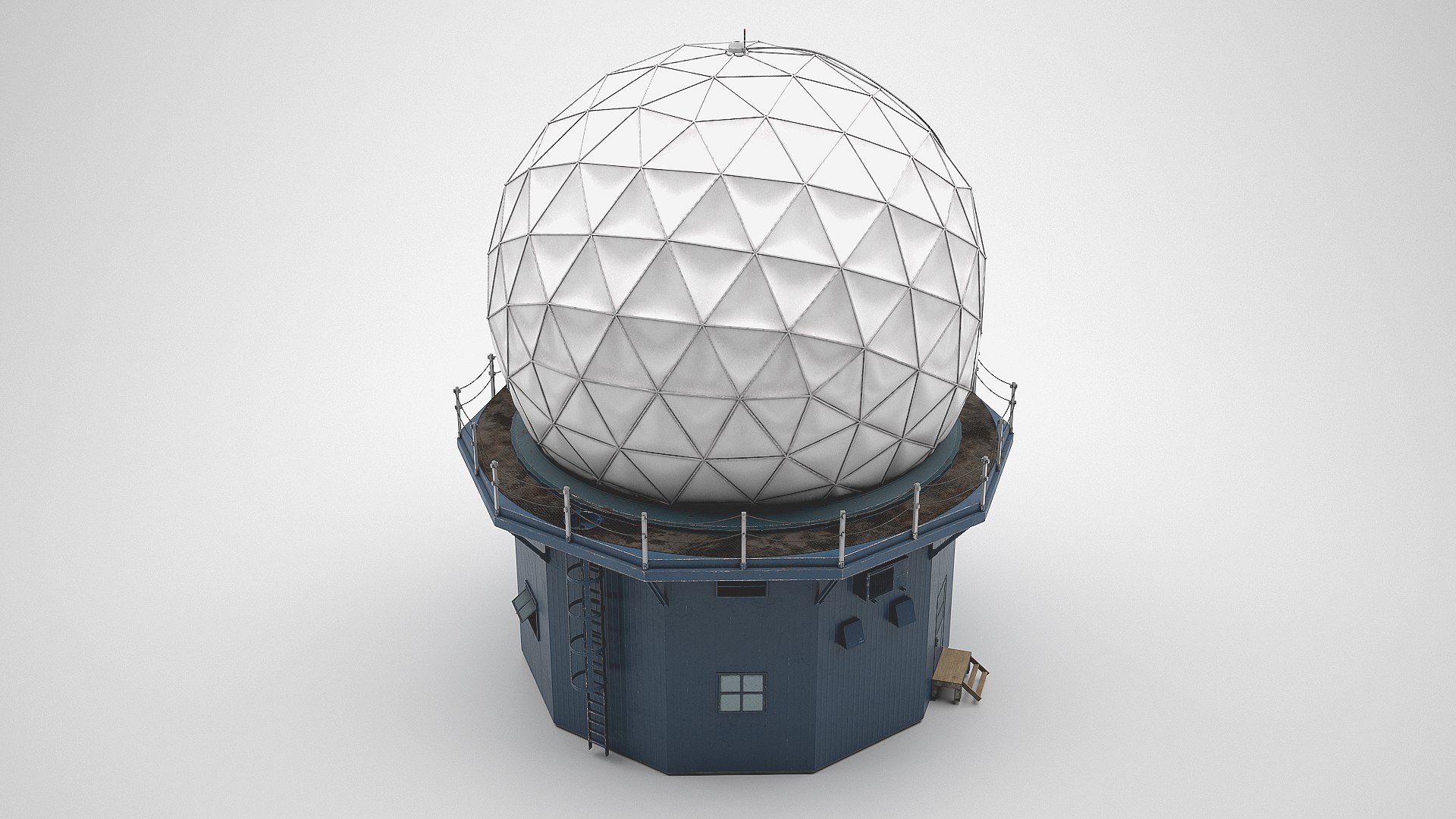 Radome Antenna 3D TurboSquid 1399221