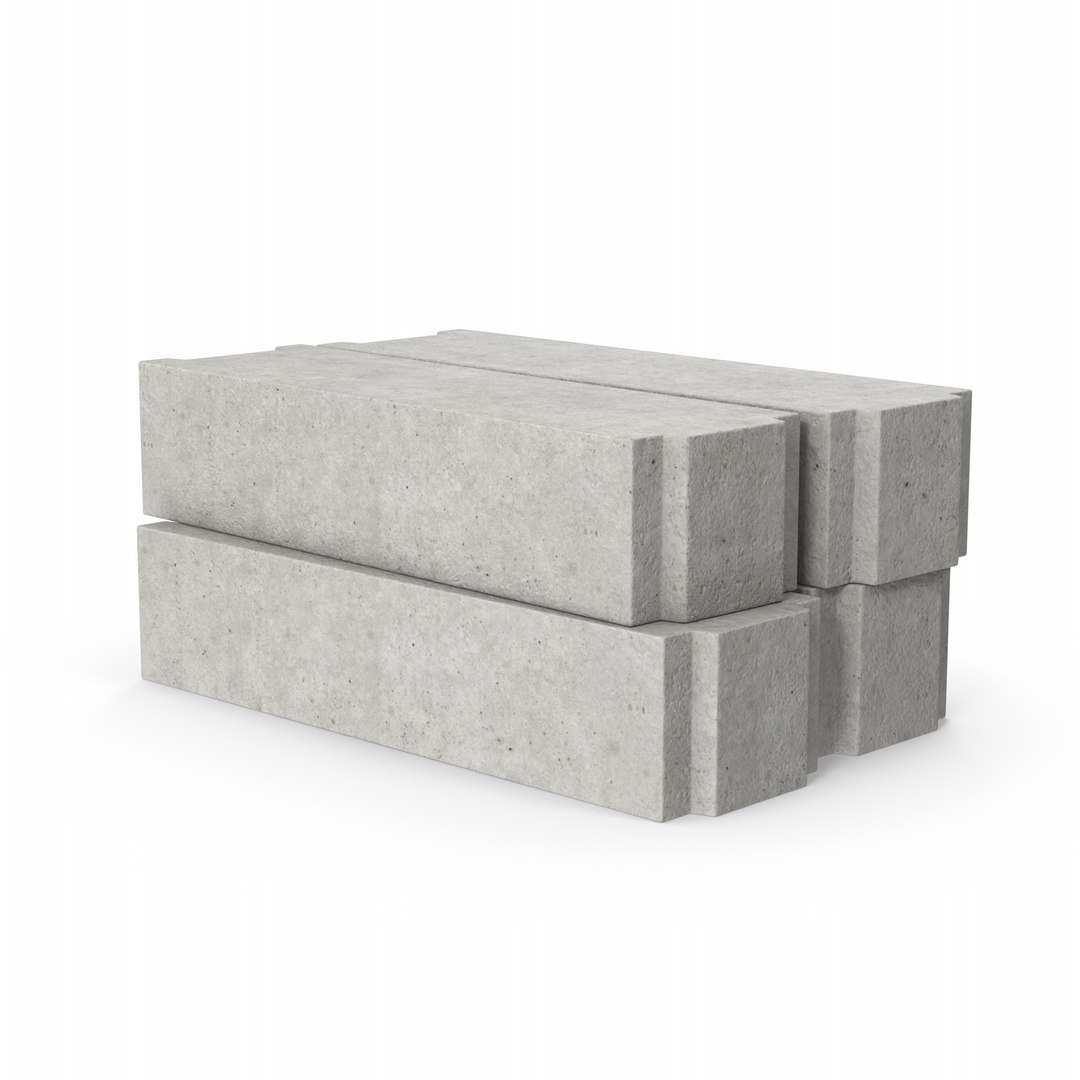 Concrete Blocks 3D Model - TurboSquid 2028024