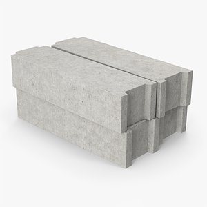 Concrete Blocks 3D model