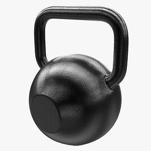 3D Iron Competition Kettlebell Weight 50lb Model - TurboSquid 2065188