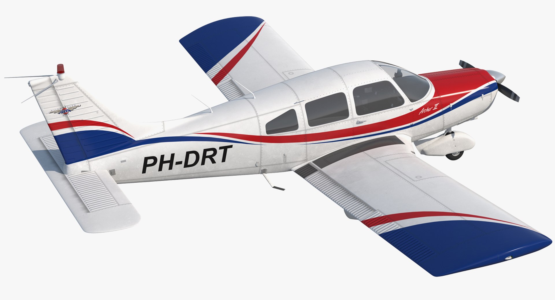 Light Aircraft Piper PA-28-161 Warrior III 3D Model 3D model preview