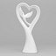 Heart Dove Figurine 04