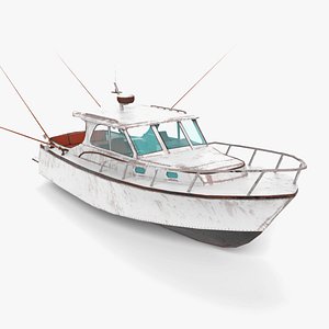 3D fishing boat