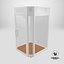 3D Mobile Silence Booth model