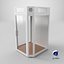3D Mobile Silence Booth model
