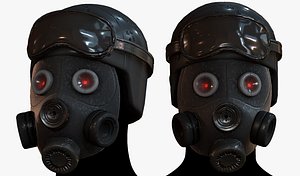 gas mask 3D model