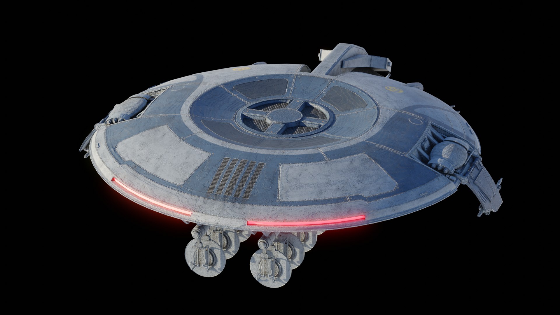 HMP Droid Gunship 3D model - TurboSquid 2135259