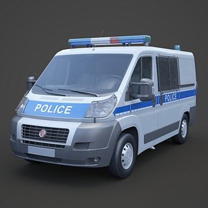 Police Van 02 3D