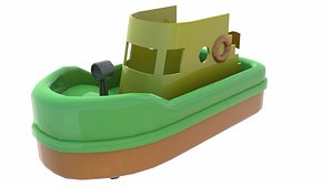 Toy Ship 3D model