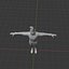 Christmas Elf Man  Low poly Game Ready