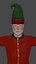Christmas Elf Man  Low poly Game Ready