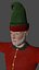 Christmas Elf Man  Low poly Game Ready