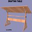 Drafting Table FBX + OBJ