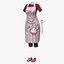Set di vestiti in stile cucina