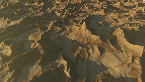 Alien Desert Landscape - 2 Terrains