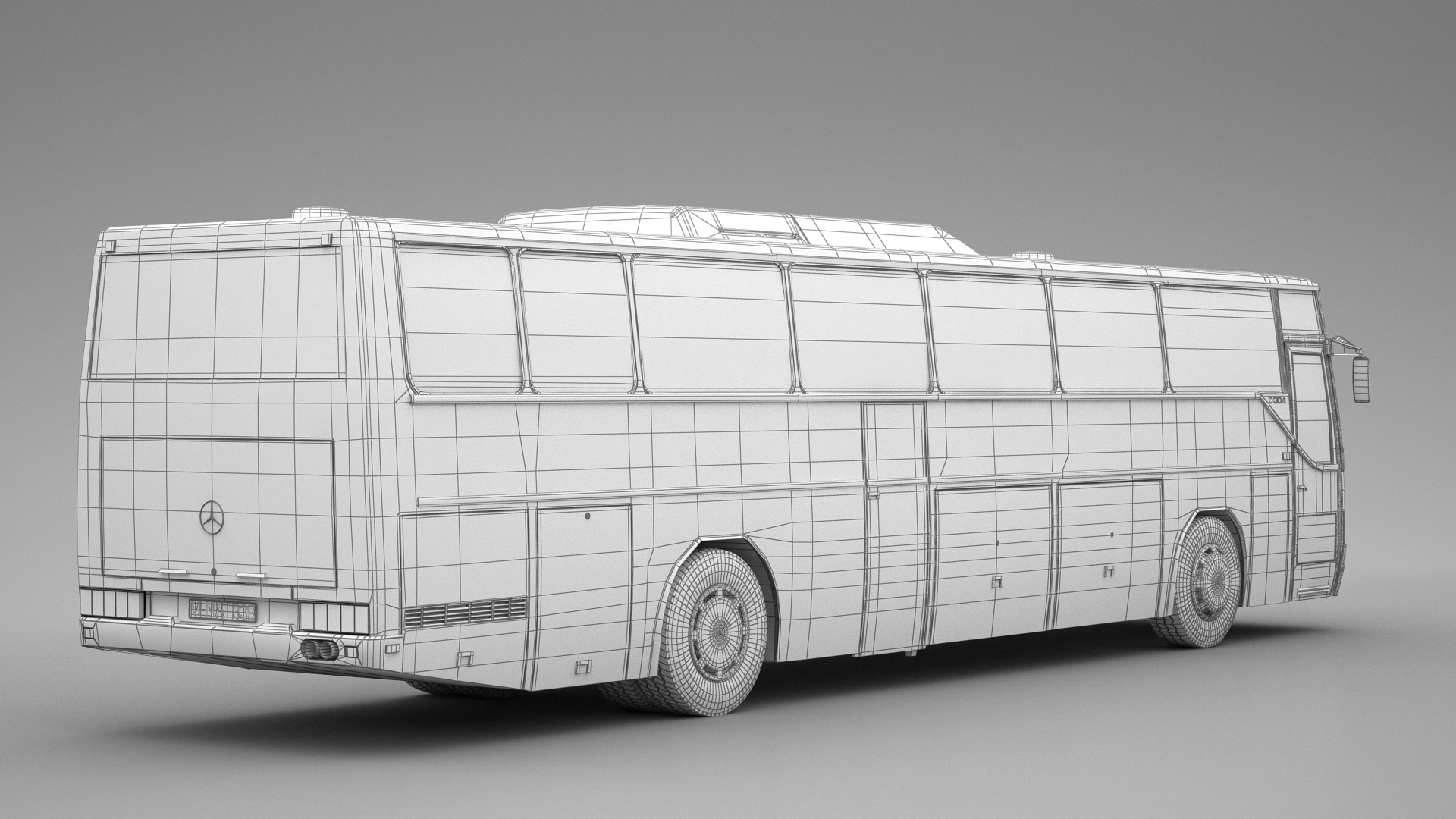 3D Mercedes Benz O 304 Model - TurboSquid 2010154