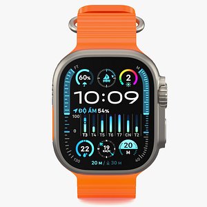 3D Apple Watch Ultra 2
