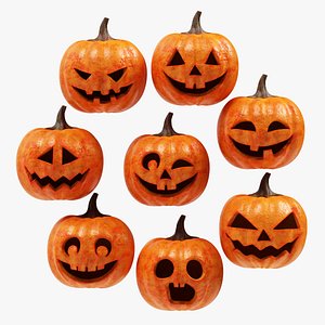 Halloween pumpkin Faces