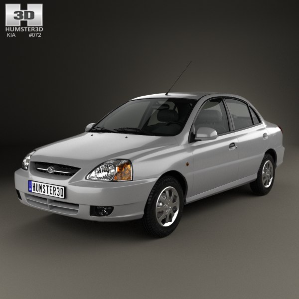 modelo 3d Kia Rio 2002 - TurboSquid 1231599