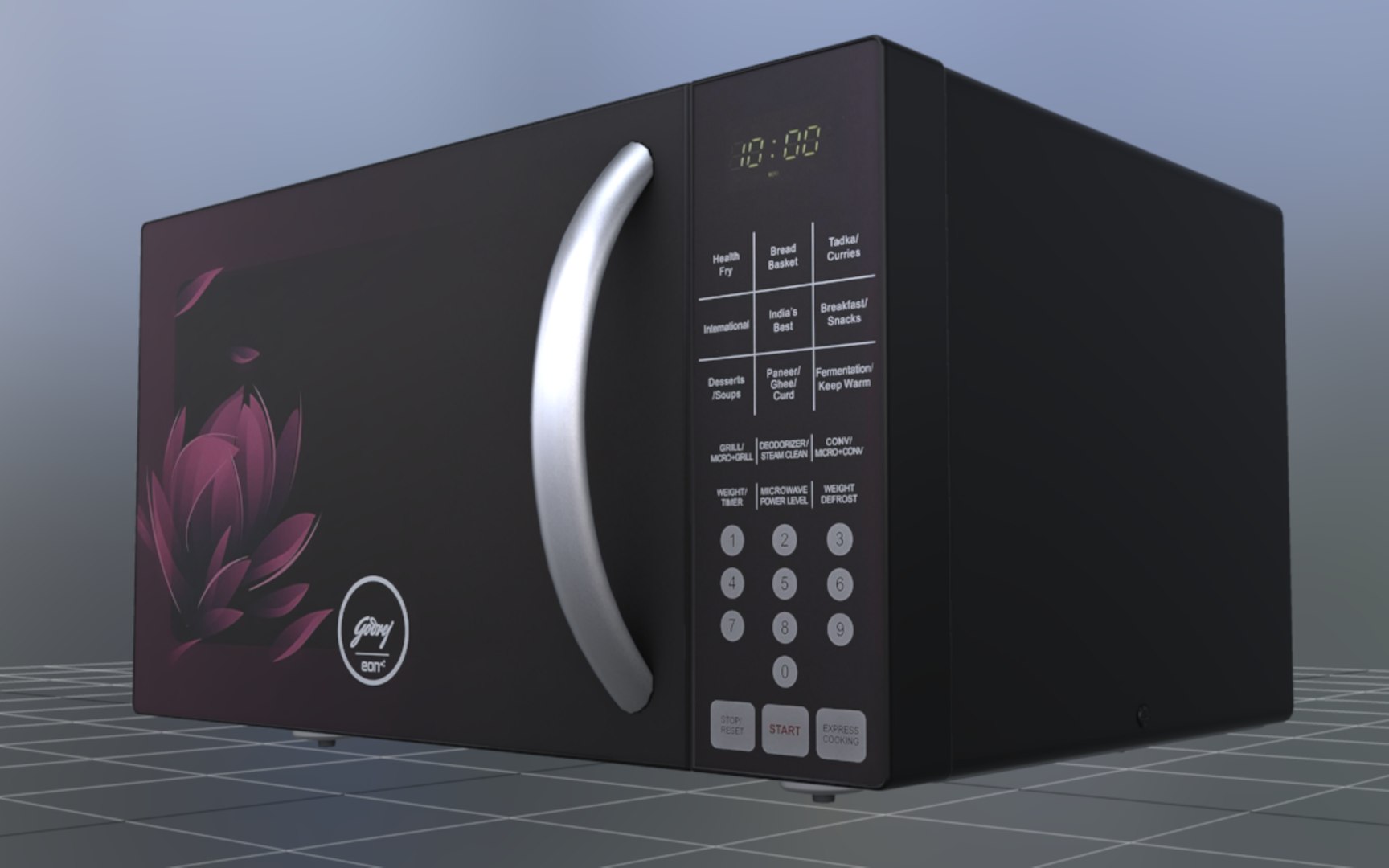 Godrej 25 L Convection Microwave Oven 3D Model TurboSquid 2153515