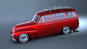Volvo 445 duett 1964 3D model