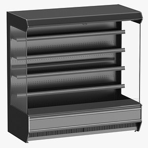 Multideck Open Chiller Wall Small Medium and Large 3D model