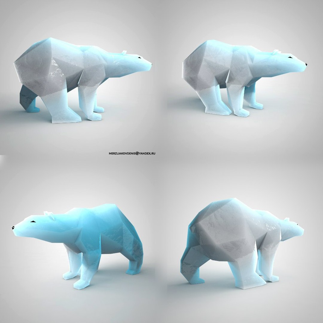 3d Model Bear