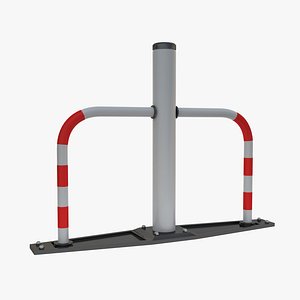 3D Parking Barier II model