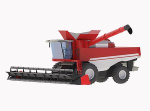 3D Harvester Combine MF 9505