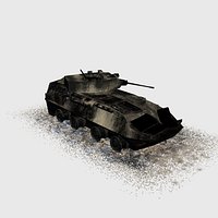 Burned out low poly LAV25