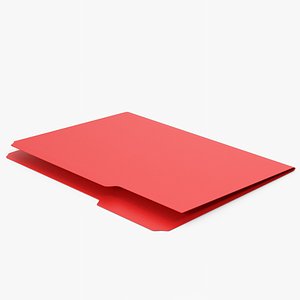 Red File Folder model