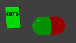 drug medication 3d 3ds