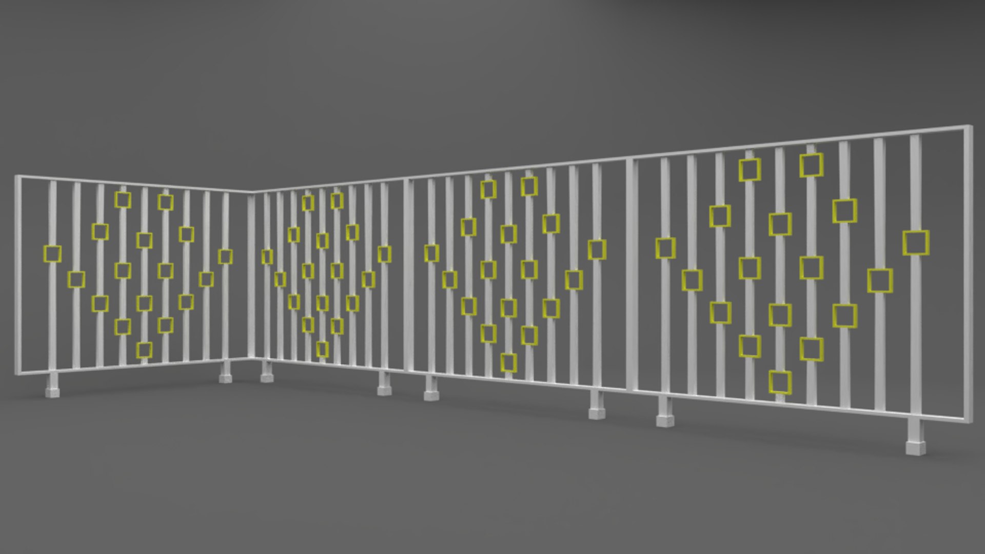 Railing 3D Model - TurboSquid 1252117