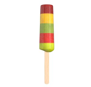 Layered Ice Lolly Popsicle Pop PBR