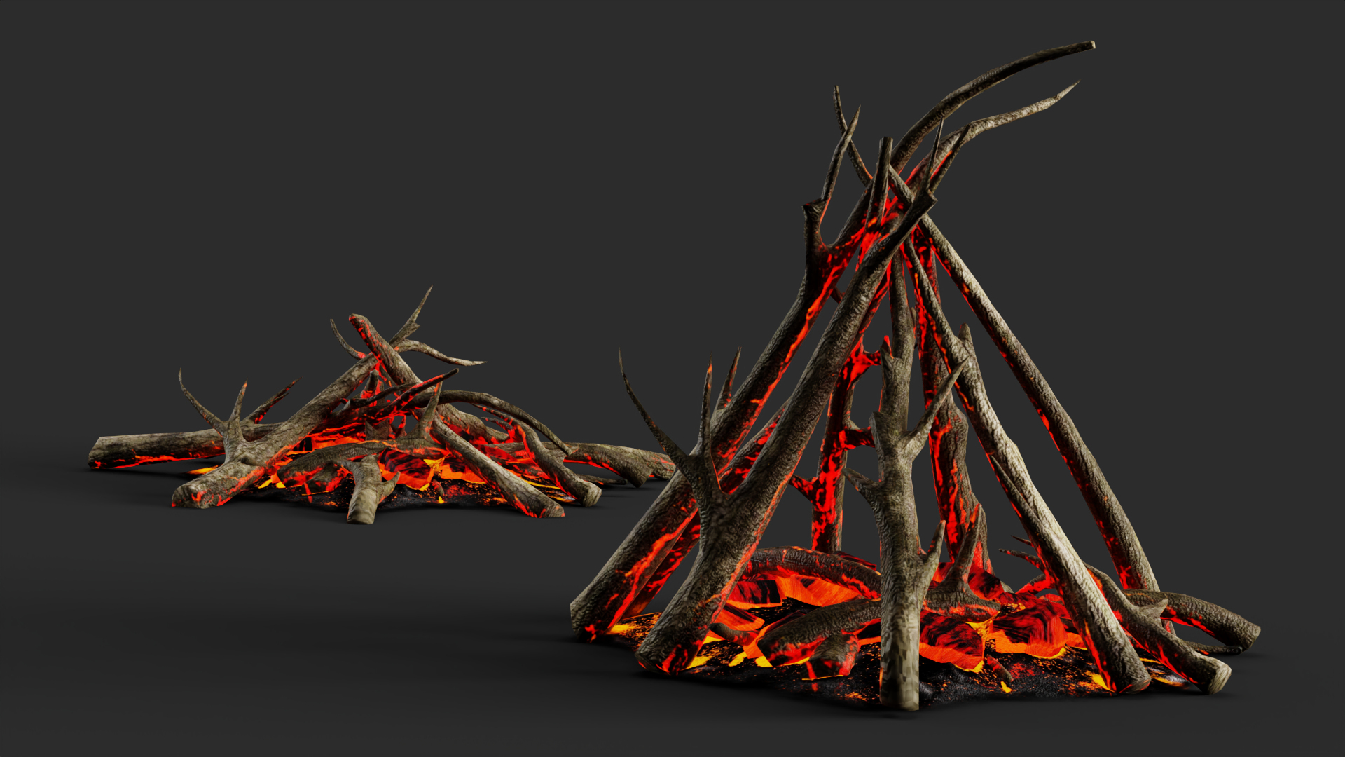 Campfire 3D Model - TurboSquid 1733143