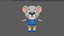 koala bear animations rig 3D