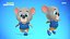 koala bear animations rig 3D