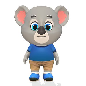 Koala Bear Animated Rigged