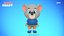 koala bear animations rig 3D