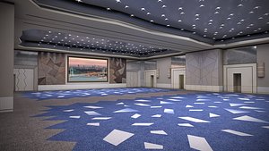 raffles hotel 3D model