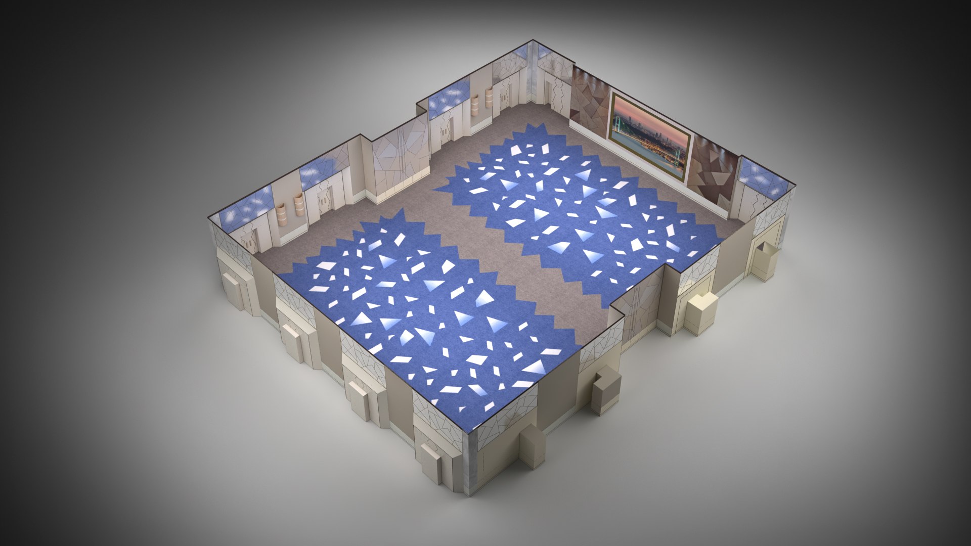 Raffles Hotel 3D Model - TurboSquid 1587680