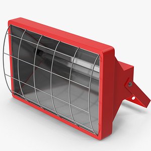 Red Flood Light