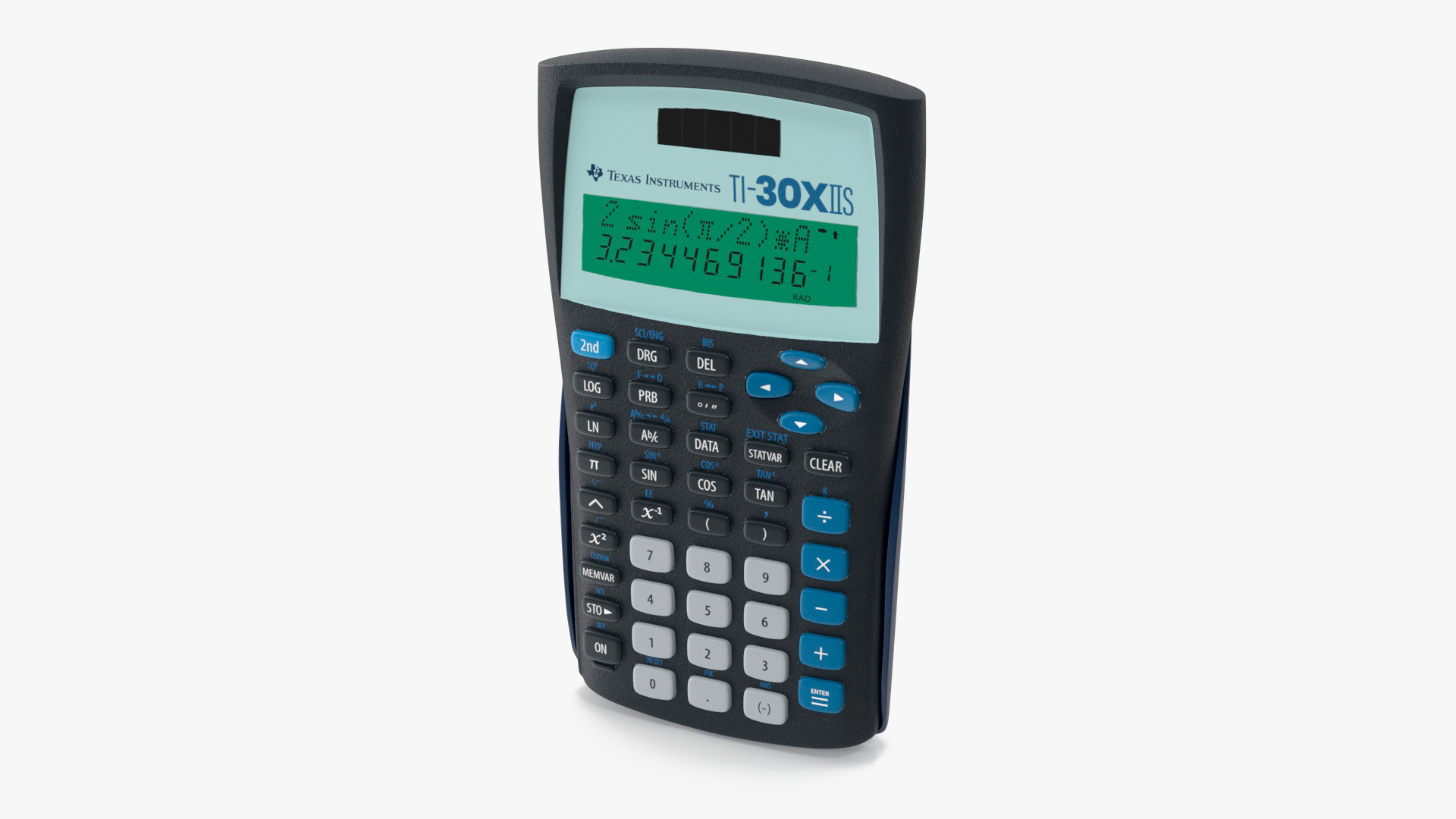 Scientific Calculator Black Switched ON 3D model - TurboSquid 2149122