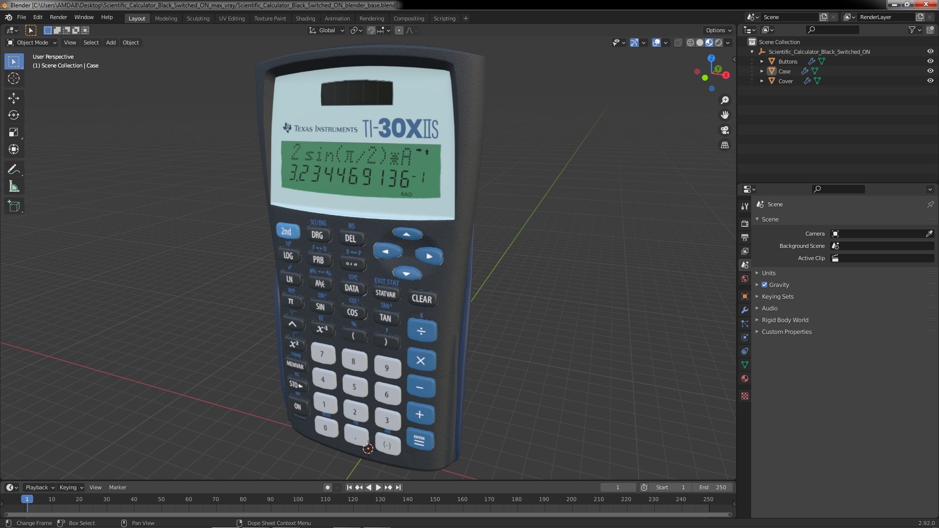 Scientific Calculator Black Switched ON 3D model https://p.turbosquid.com/ts-thumb/4R/2NlbA6/kb/scientificcalculatorblackswitchedon3dmodel021/jpg/1699449866/1920x1080/fit_q87/cd244e9131eaa333c0c98e87f01e9a6db60ea2c3/scientificcalculatorblackswitchedon3dmodel021.jpg
