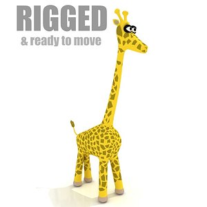 Cartoon Giraffe - RIGGED