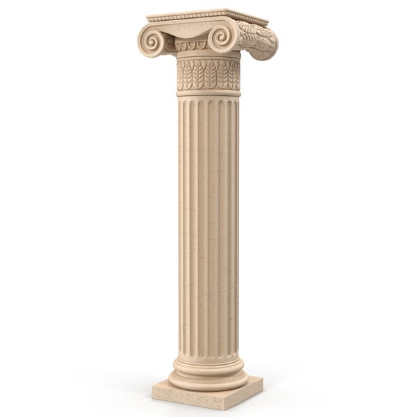 3D columns 4 model | 1143928 | TurboSquid