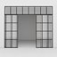 Aluminium door x9
