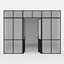 Aluminium door x9